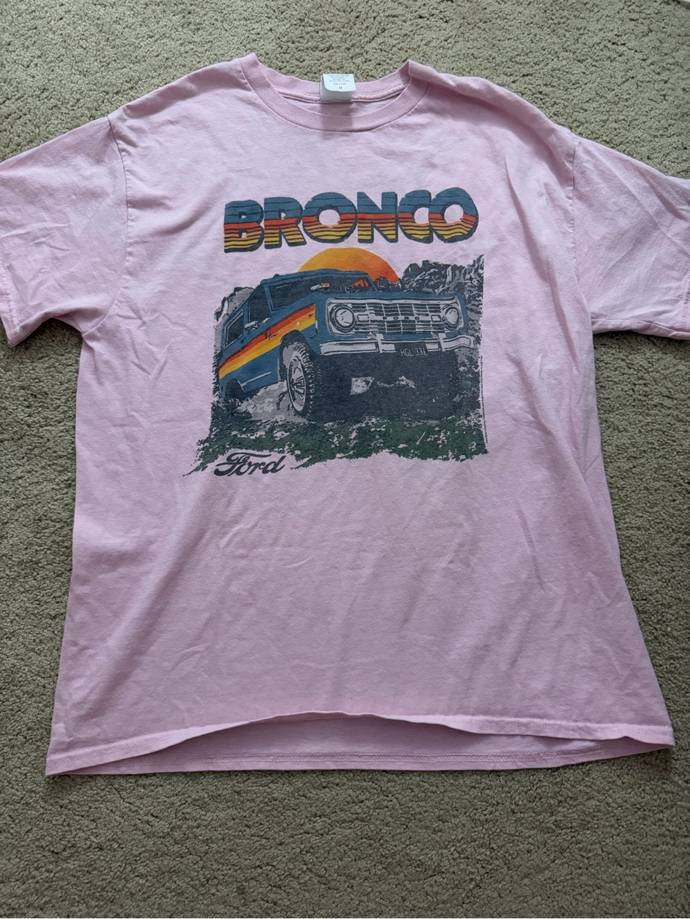 Ford Bronco Pink Tee (Altar’d State)
